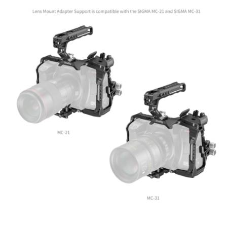 SmallRig 4574B - zestaw, klatka, uchwyt górny, mocowanie SSD, zacisk kablowy, wspornik obiektywu, do Blackmagic Design Cinema 6K - kompatybilność z obiektywmai